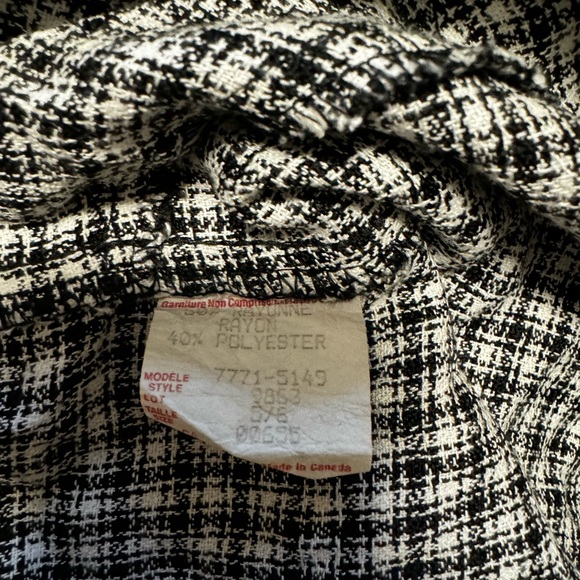 Black and white mini dress - Picture 4 of 4